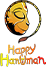 Happy Hanuman Logo with text